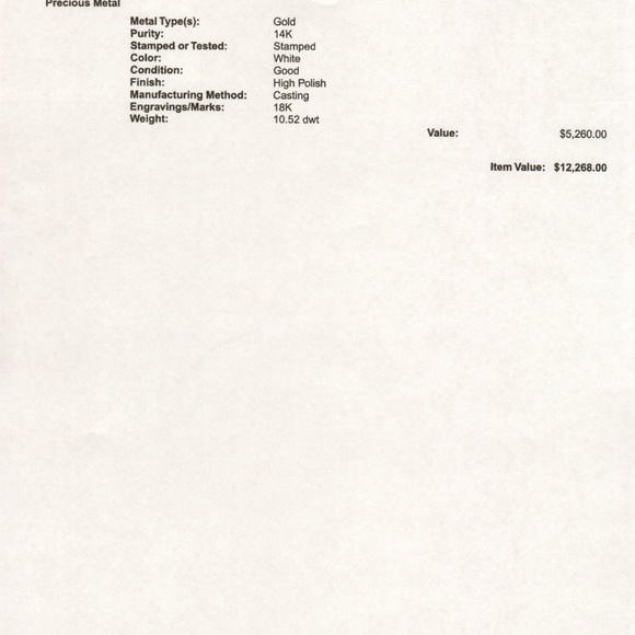 18K W/Gold Diamonds and Pink Sapphire Dome Ring - Picture 3 of 5